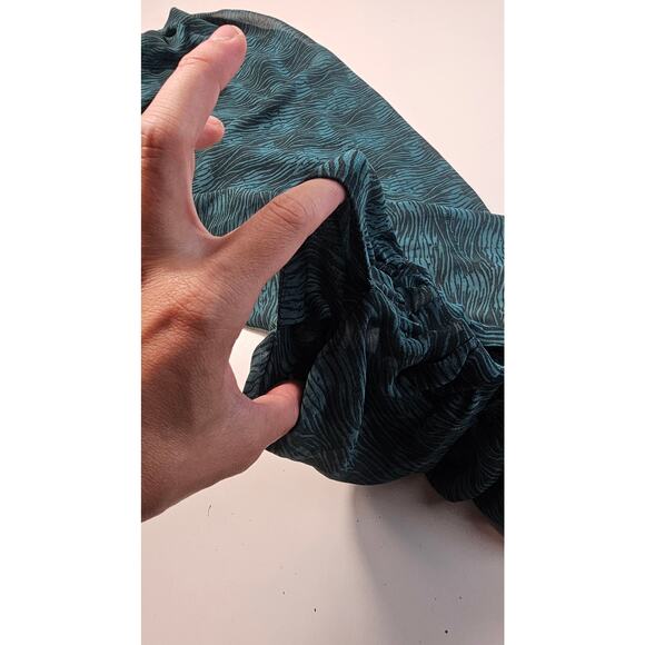 Free People Intimately More Chill Sleep Pants Sea Green S wide leg see through - Picture 5 of 9